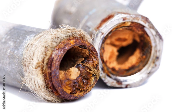 Obraz Busted Rusty Pipes