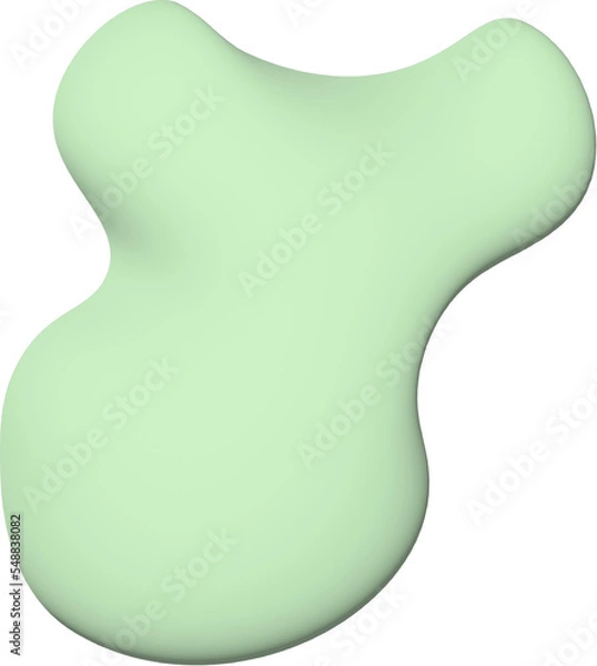 Obraz Abstract pastel shape 3d background. Decorative stone.	