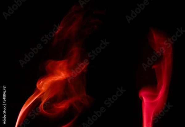 Fototapeta Red smoke