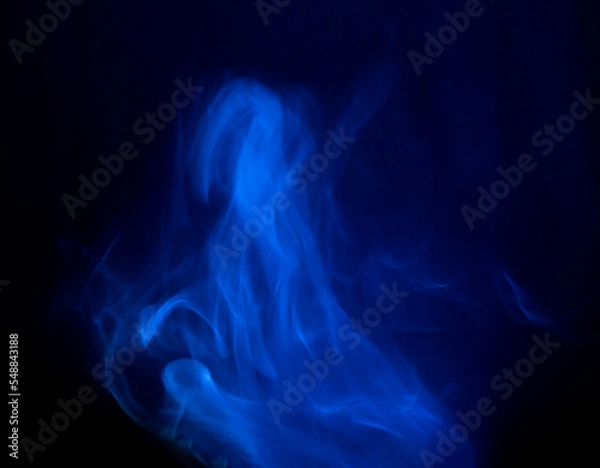 Obraz blue incense smoke