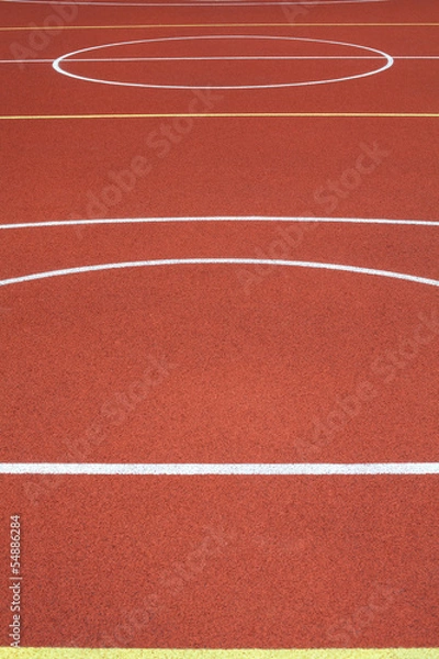 Fototapeta basketball court