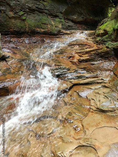 Fototapeta waterfall in the forest