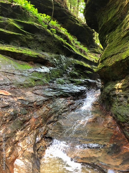 Obraz waterfall in the mountains