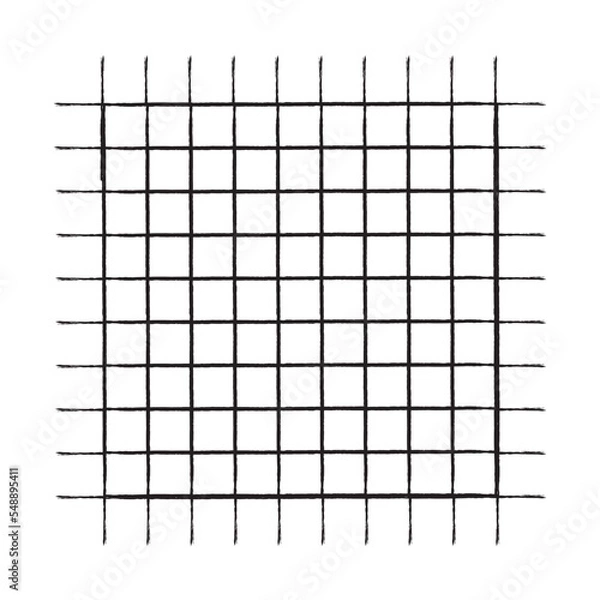 Fototapeta Grid brush