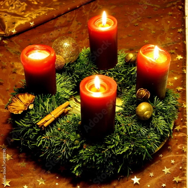 Obraz Adventskranz