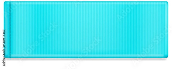 Fototapeta Fabric blue patch