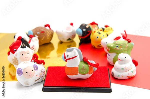 Obraz 干支 十二支置物