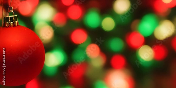 Obraz christmas balls, Made by AI, Artificial Intelligence

