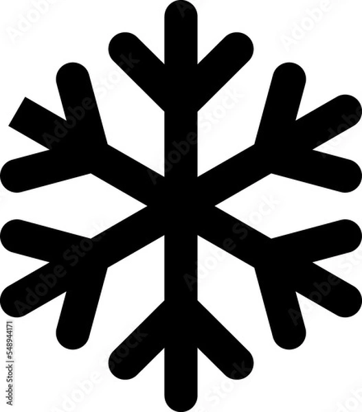 Obraz Snowflake shape