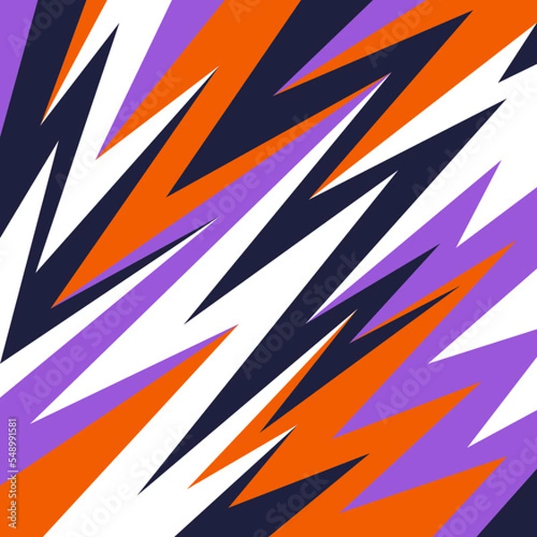 Obraz Abstract background with colorful arrow pattern. Abstract geometric wallpaper