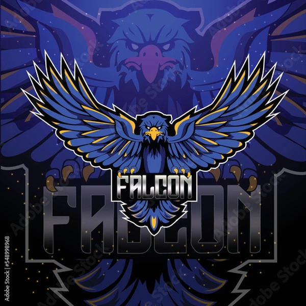 Obraz Eagle esport mascot logo design