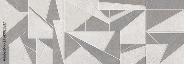 Fototapeta high resolution for ceramic print. backsplash background design. mosaic, ceramic kitchen tile, abstract pattern