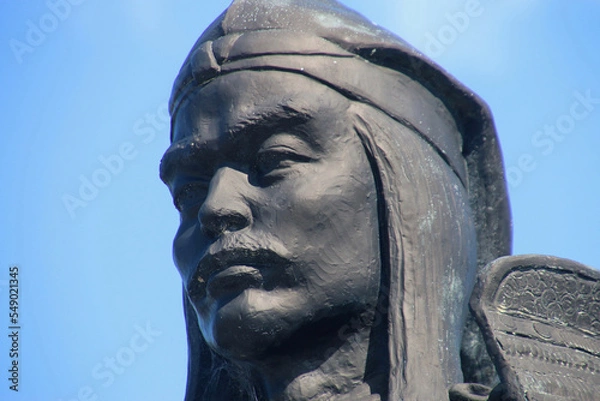 Obraz 吉川経家像・鳥取城跡（鳥取県・鳥取市）