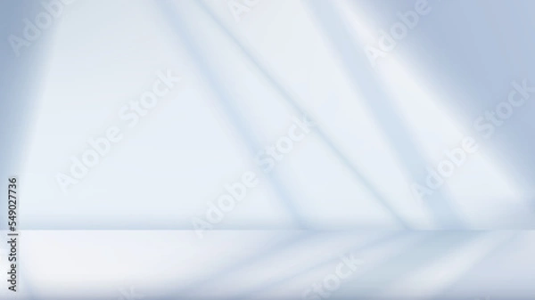 Fototapeta Abstract white empty studio room background