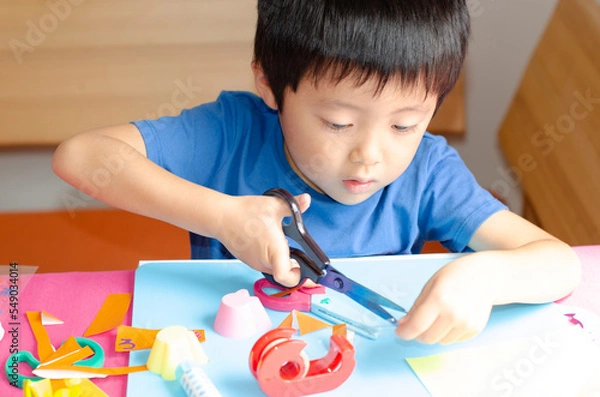 Fototapeta 工作する子供