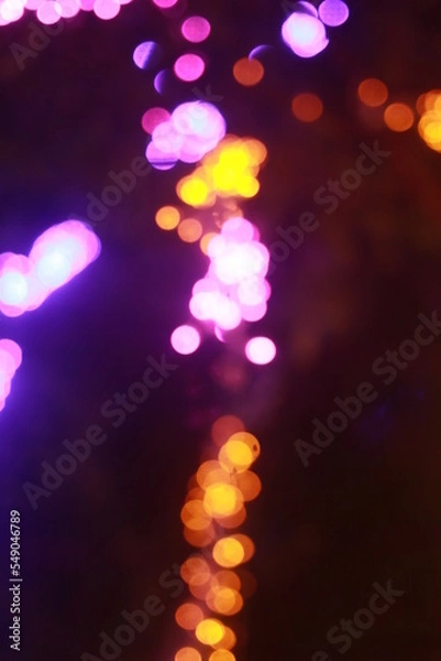 Obraz The bokeh light of icon Siam