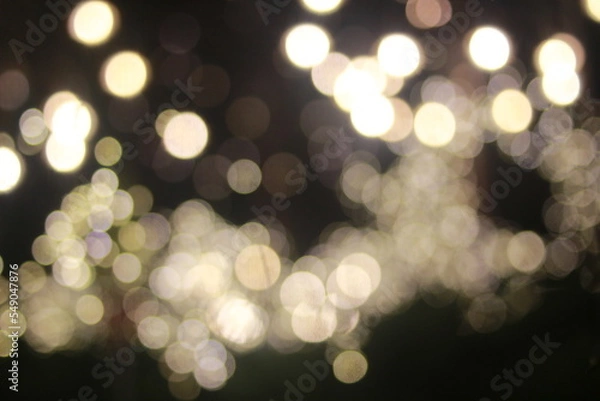 Obraz The bokeh light of icon Siam