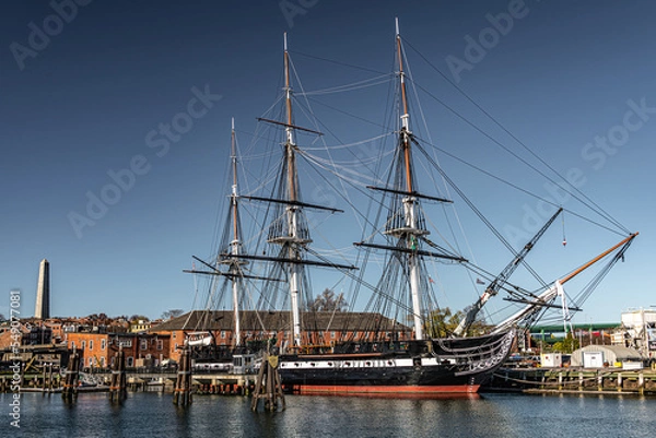 Obraz USS Constitution in Harbor