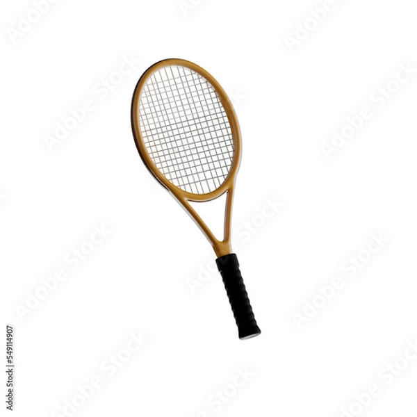 Obraz Tennis racket illustration 3D