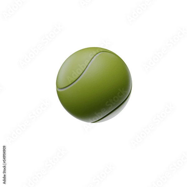 Obraz Tennisball illustration 3D