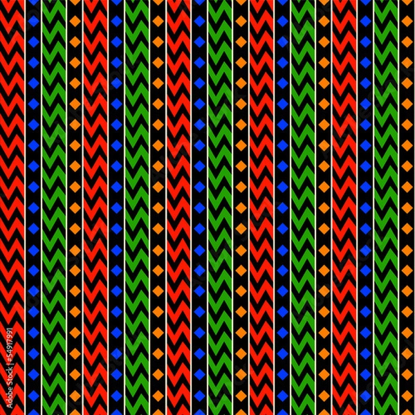 Fototapeta African Stripes Pattern