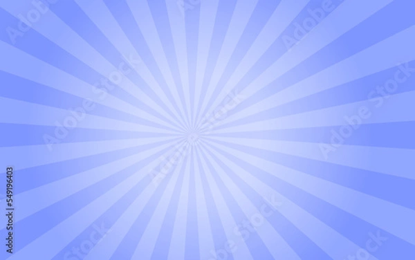 Fototapeta Sun rays retro vintage style on blue background, Sunburst pattern background. Rays. Summer banner vector illustration
