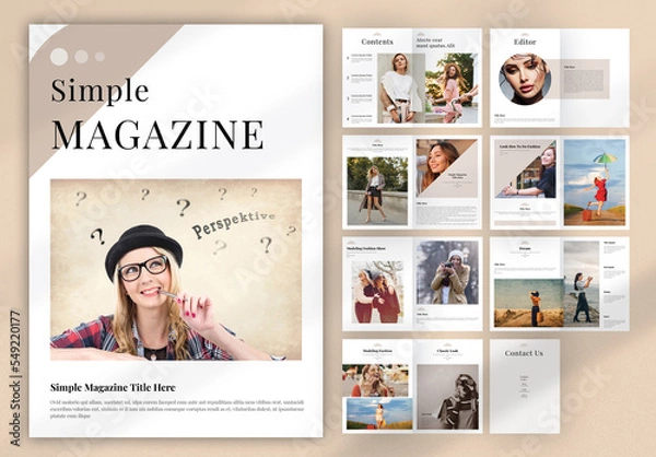 Obraz Simple Magazine