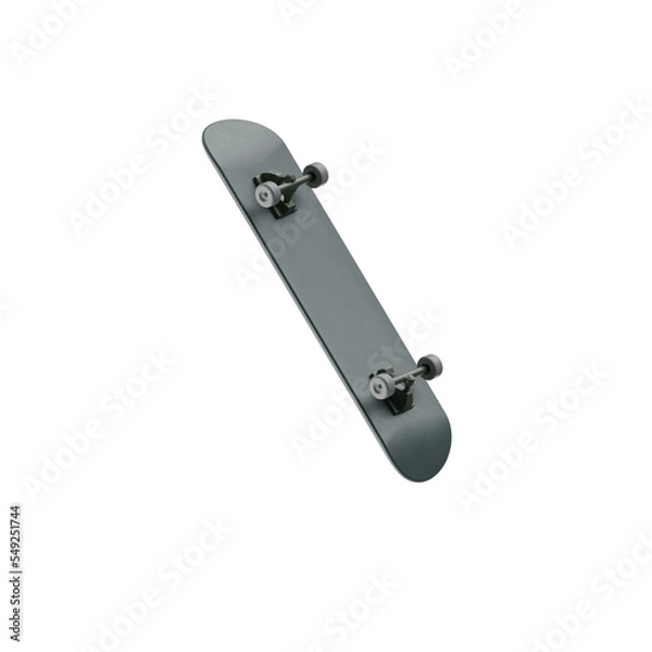 Obraz Skateboard illustration 3D