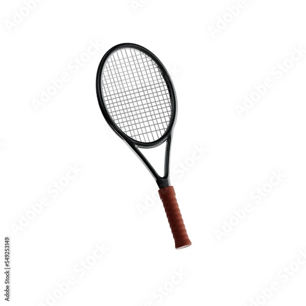 Obraz Tennis racket illustration 3D