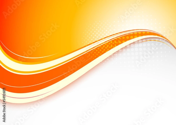 Fototapeta Abstract orange background