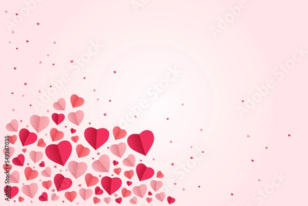 Obraz Heart background vector