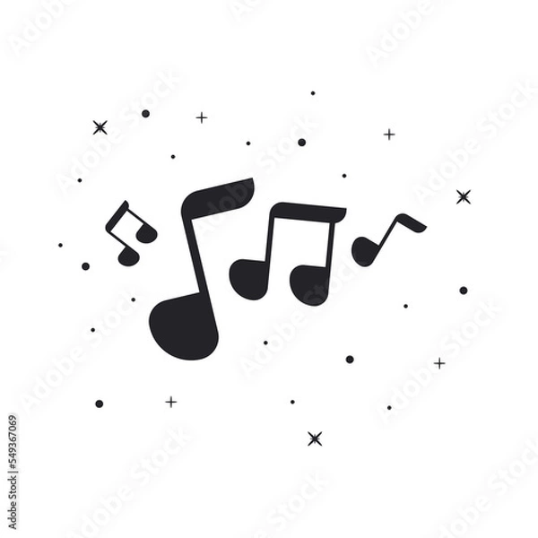 Obraz Tone vector silhouette