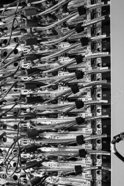 Obraz data center closeup