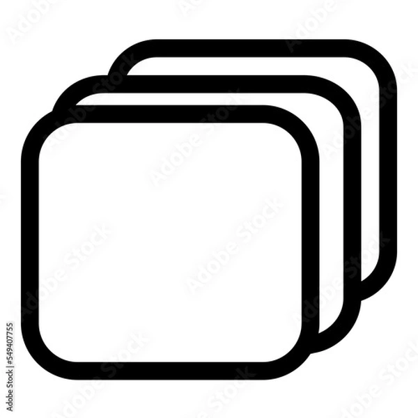 Obraz Editable windows ui icons vector illustrations