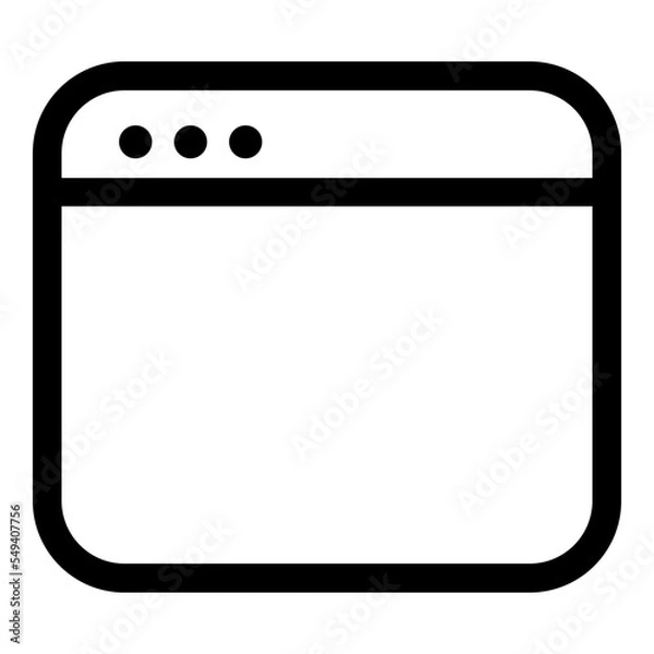 Obraz Editable windows ui icons vector illustrations