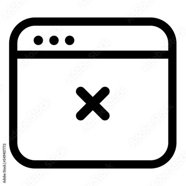 Obraz Editable windows ui icons vector illustrations