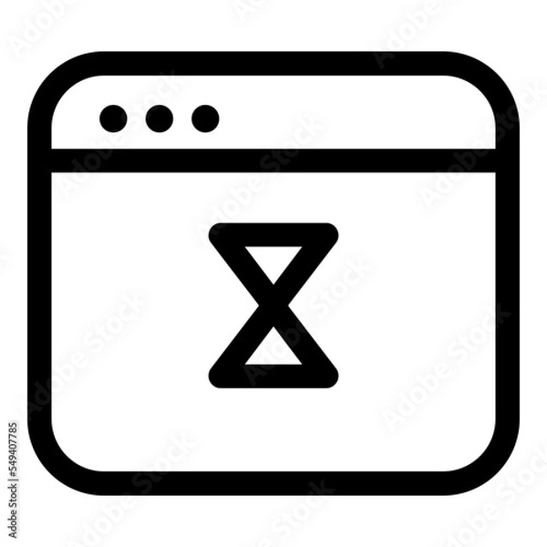 Obraz Editable windows ui icons vector illustrations