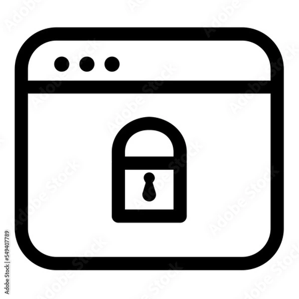 Obraz Editable windows ui icons vector illustrations