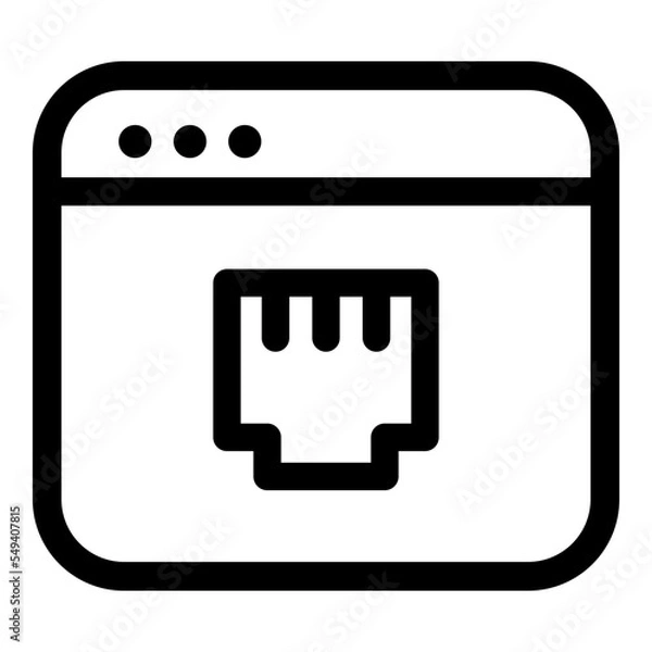 Obraz Editable windows ui icons vector illustrations