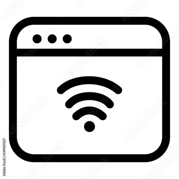 Obraz Editable windows ui icons vector illustrations