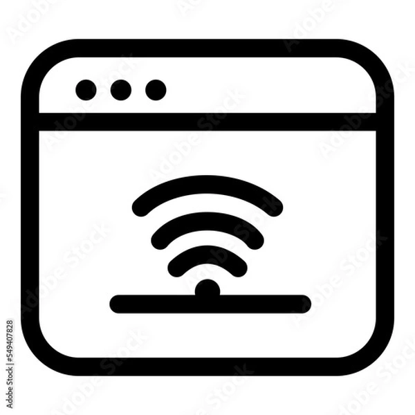 Obraz Editable windows ui icons vector illustrations