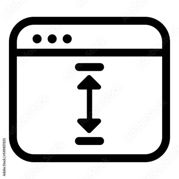 Obraz Editable windows ui icons vector illustrations