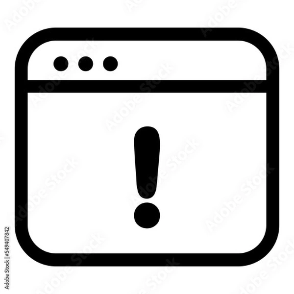 Obraz Editable windows ui icons vector illustrations