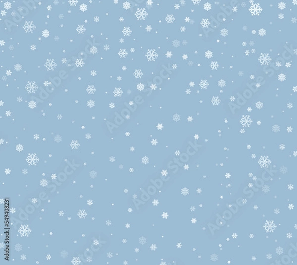 Fototapeta Schneefall mit teiltransparentem Hintergrund