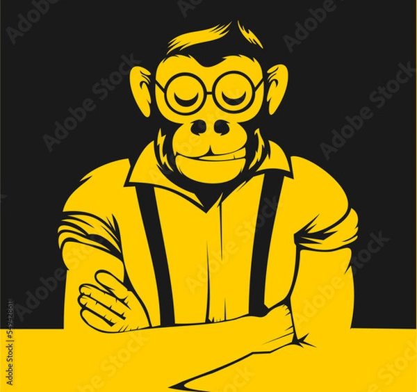 Obraz cool chimpanzee