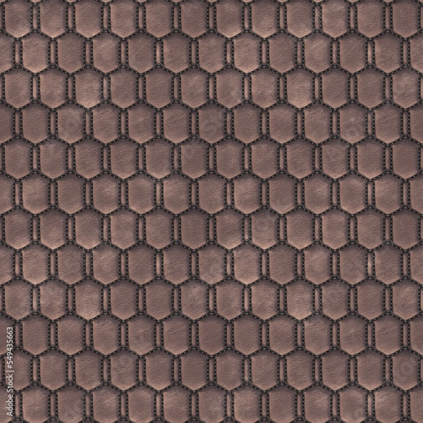 Obraz キルティングパターン（horse leather）
