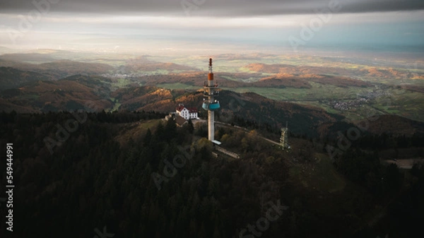 Obraz Sendeturm im Schwarzwald