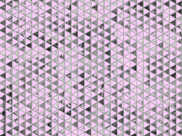 Obraz Violet geometric pattern. Abstract modern background with violet triangle pattern 
