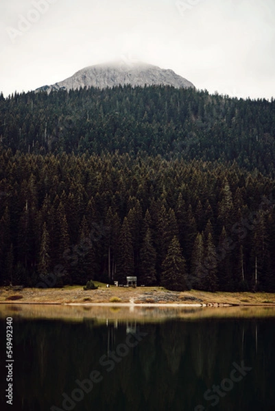 Obraz Black lake in Durmitor National Park, Montenegro