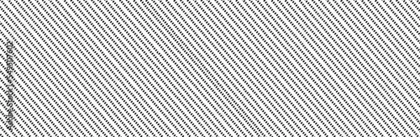 Fototapeta Diagonal dashed lines pattern on white background. Dotted lines pattern for backdrop and wallpaper template. Simple realistic broken lines with repeat stripes texture. Geometric background, vector